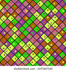 Farbwiedergabe-Tessellermuster-Illustration
