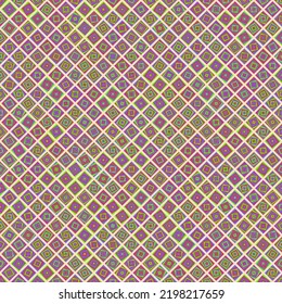 Color Rhombus tile tessellation pattern illustration