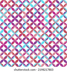 Color Rhombus tile tessellation pattern illustration