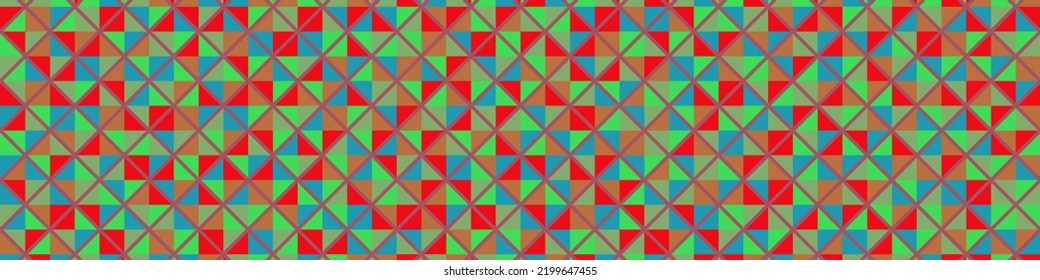 Color Rhombus tile tessellation pattern illustration