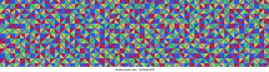 Color Rhombus tile tessellation pattern illustration