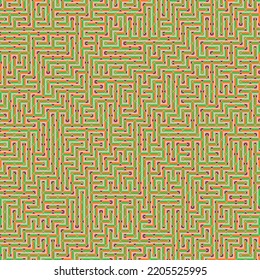 Color Rhombus tile tessellation pattern illustration