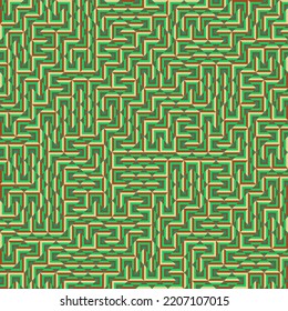 Color Rhombus tile tessellation pattern illustration