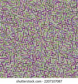 Color Rhombus tile tessellation pattern illustration