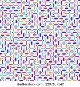 Color Rhombus tile tessellation pattern illustration