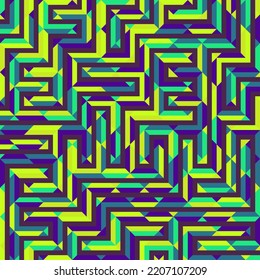 Color Rhombus tile tessellation pattern illustration