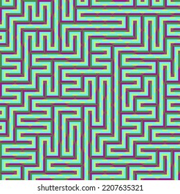 Color Rhombus tile tessellation pattern illustration