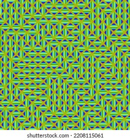 Color Rhombus tile tessellation pattern illustration