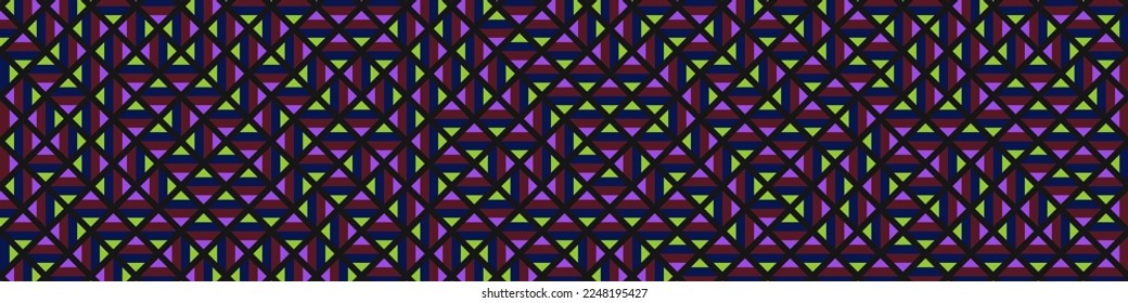 Color Rhombus tile tessellation pattern illustration