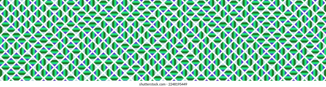 Color Rhombus tile tessellation pattern illustration