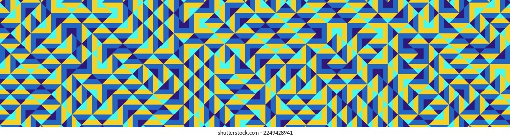 Color Rhombus tile tessellation pattern illustration
