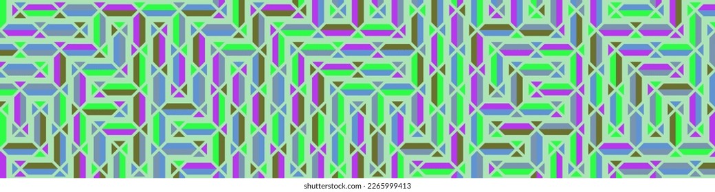 Color Rhombus tile tessellation pattern illustration