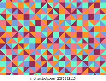 Ilustración de patrón de teselación de mosaico de Rhombus de color