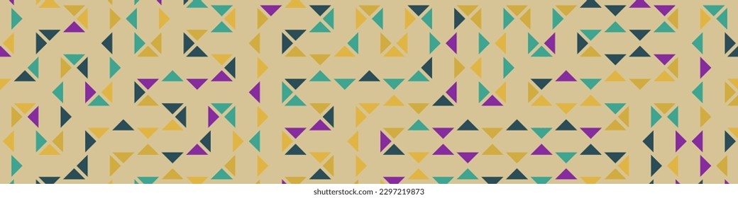 Color Rhombus tile tessellation pattern illustration