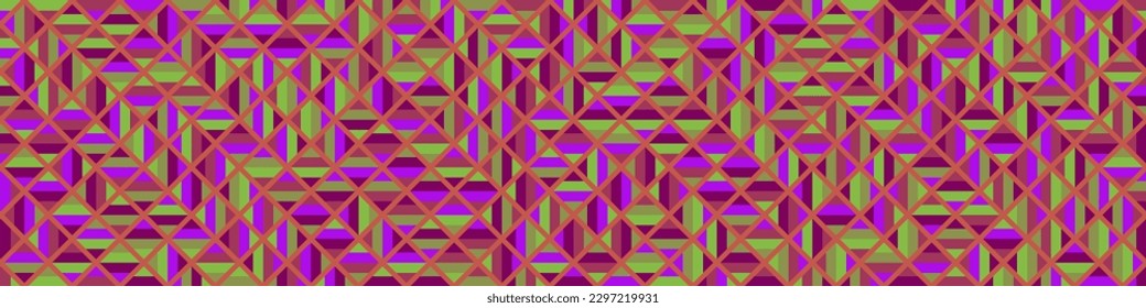 Color Rhombus tile tessellation pattern illustration