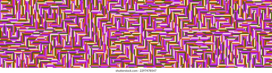 Color Rhombus tile tessellation pattern illustration