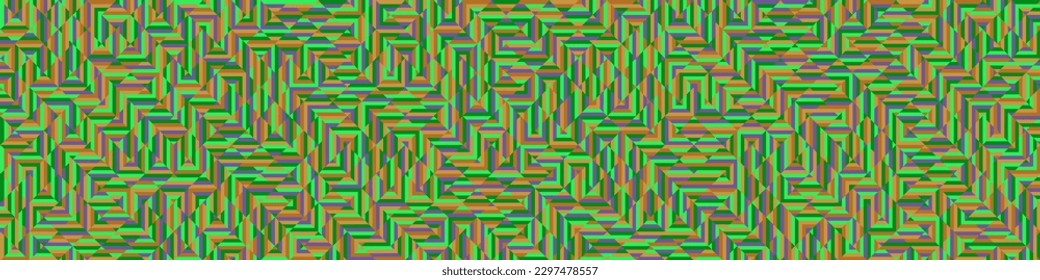 Color Rhombus tile tessellation pattern illustration