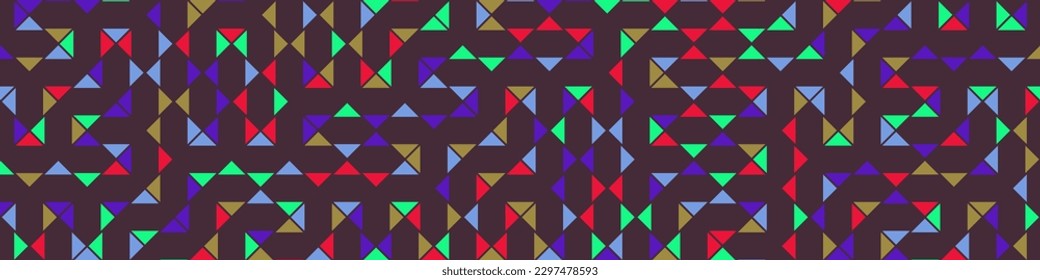 Color Rhombus tile tessellation pattern illustration