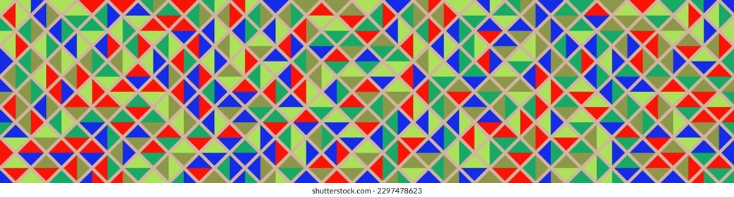 Color Rhombus tile tessellation pattern illustration