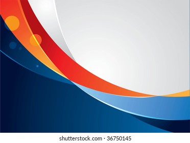 color ribbon and abstract