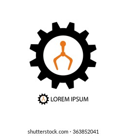 Color robot industry logo 