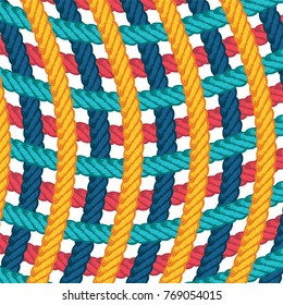 color rope lasso vector background pattern