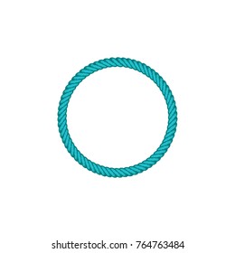 color rope shape vector