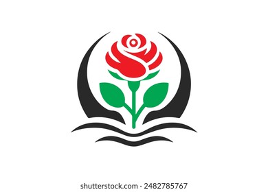 Color Rose design vector illustration