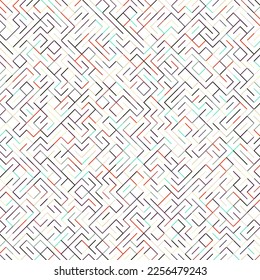 Ilustración abstracta de líneas de color rotadas