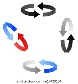 Color Rotation arrows icon 