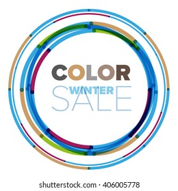 Color. Round. Design. Concept. Eps10