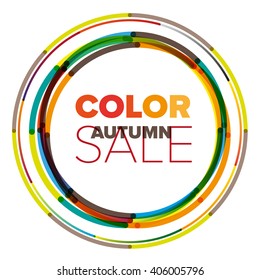 Color. Round. Design. Concept. Eps10