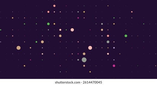 Color Round Flying Vector Panoramic White Background. Carnival Confetti Illustration. Celebrate Dust Banner. Rainbow Dot Happy Card.