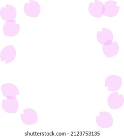 The Color Sakura Frame Is A Single Item. I Used Adobe Illustrator For Painting Only, And Created It With A Square (1: 1) Size Artboard.