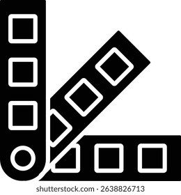 Color sample vector icon. Can be used for printing, mobile and web applications.