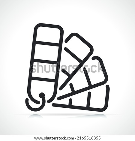 color samples or palette icon
