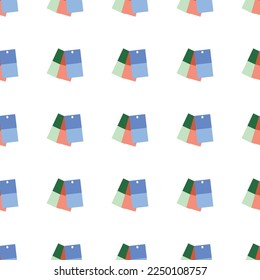 Color samples. Vector seamless pattern . Interior design.