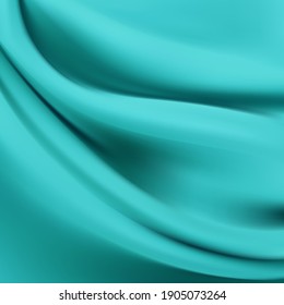 Color Satin Silky Cloth Fabric Textile Drape with Crease Wavy Folds background.With soft waves and,waving in the wind Texture of crumpled paper. object Vector,illustration