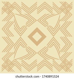 Color Scandinavian square pattern. Vector illustration