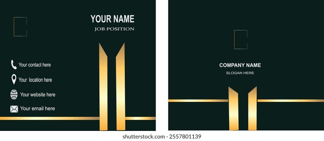 The color scheme of the card is subtle yet eye-catching, drawing the attention of anyone who comes across it. I have incorporated my business branding perfectly into the design choices of the card. It