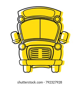 color school bus transportation to education travel