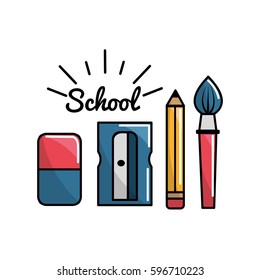 color school tools icon