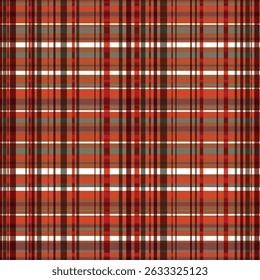 Color Scotland textile seamless pattern. Fabric texture check tartan plaid. Abstract geometric background for cloth, card, fabric. Monochrome graphic repeating design. Modern squared ornament.