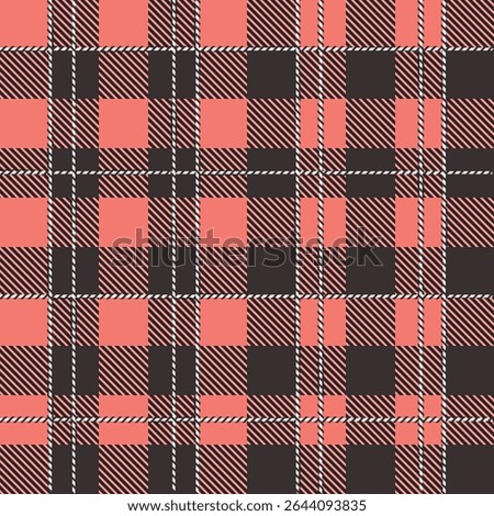 Color scotland textile seamless pattern. Fabric texture check tartan plaid. Abstract geometric background for cloth, card, fabric. Monochrome graphic repeating design. Modern squared ornament.