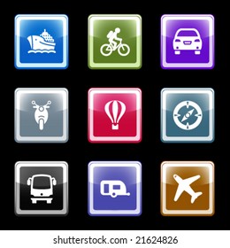 Color screen web icons, set 20