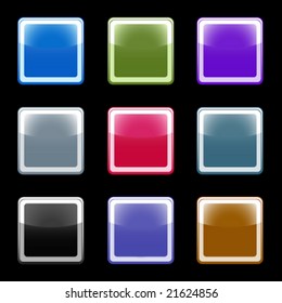 Color screen web icons, set 30