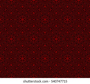 color seamless floral decorative pattern. Vector illustration. For invitation, template, wallpaper