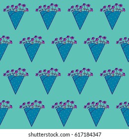 The  color  seamless with flowers