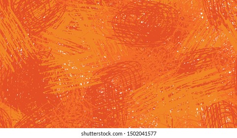 Color seamless grunge pattern. Abstract texture of randomly arranged elements. Template for printing on fabric or paper for packaging. Bright design background