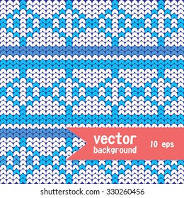 color seamless knitted background. vector illustration.